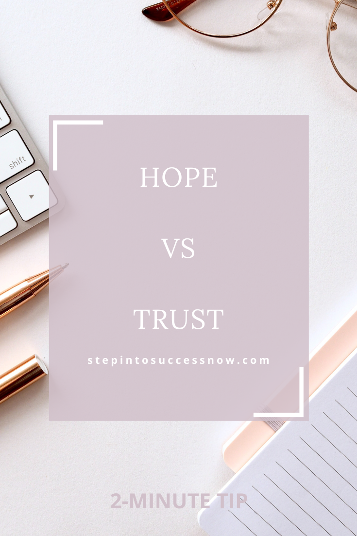 Hope Vs Trust