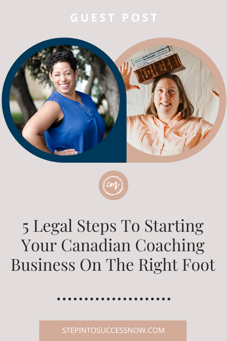 Legal Steps For A Canadian Coaching Biz