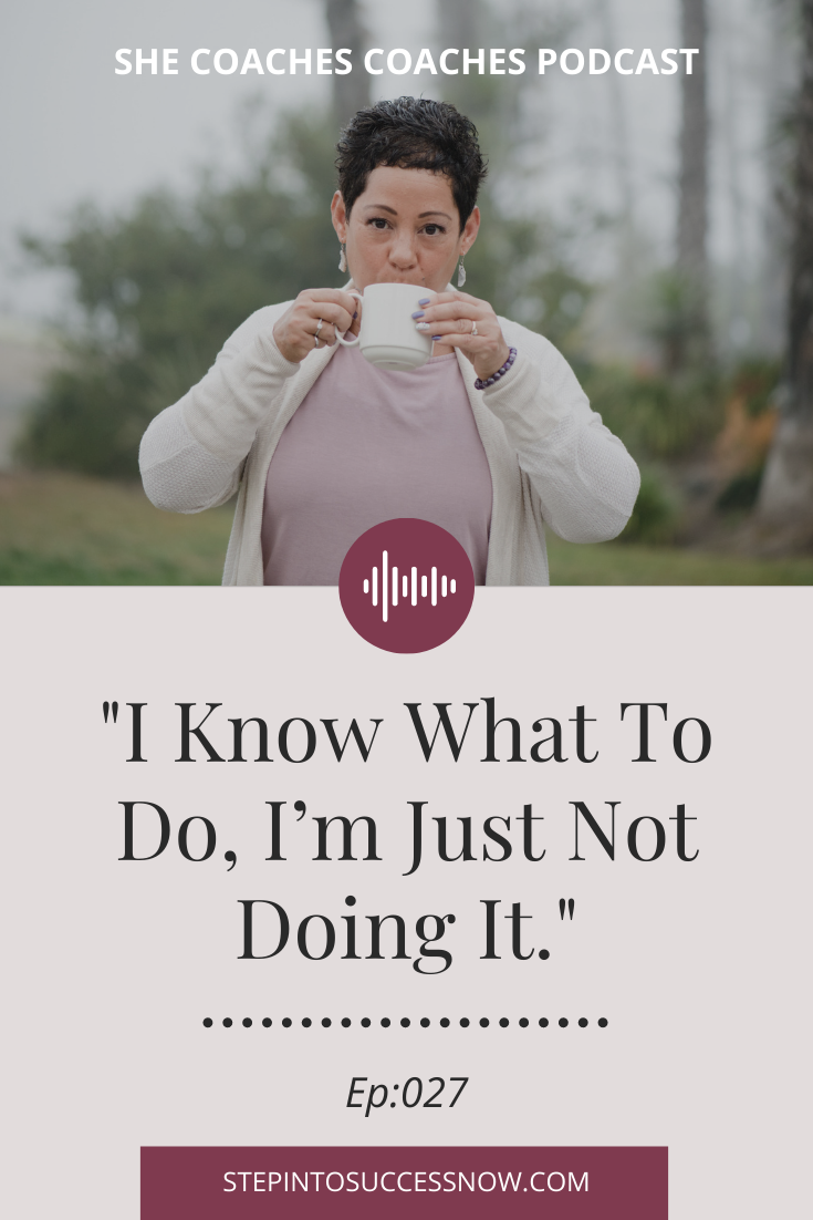 I Know What To Do, I’m Just Not Doing It Ep: 027